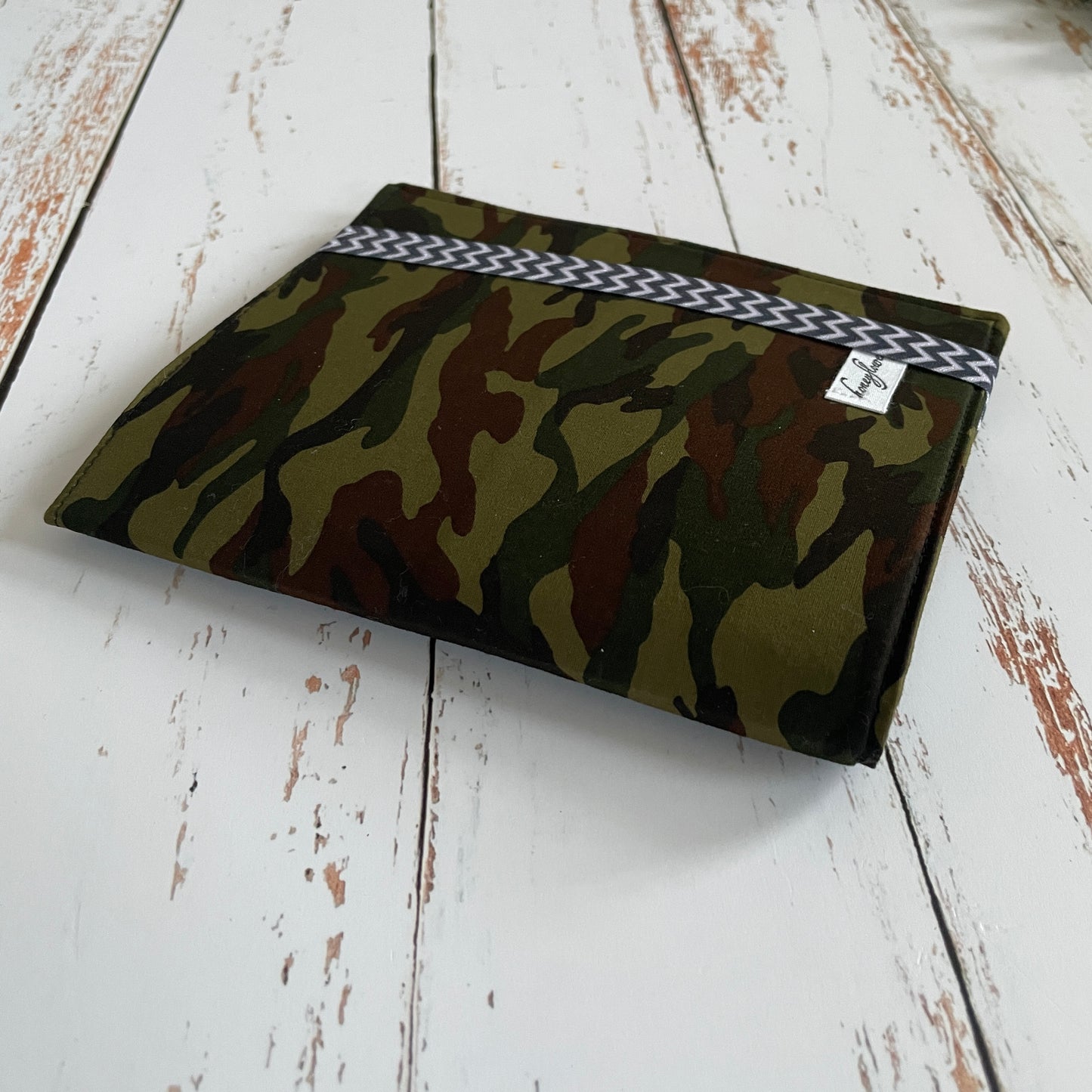 Little List Keeper | sketch pad | green camouflage