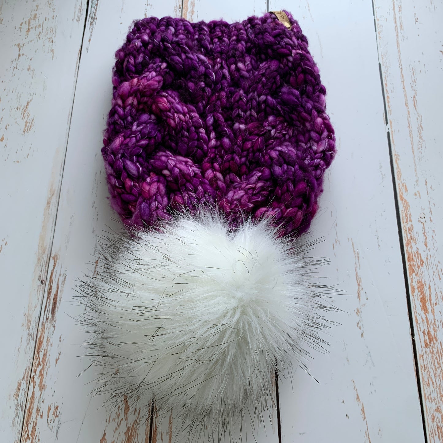 Delta Cable Beanie | purple