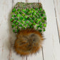 Lotus Flower beanie | spring green and earth