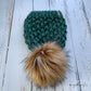 Snowscape Beanie | Forest Green