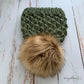 Snowscape Beanie | Olive Green