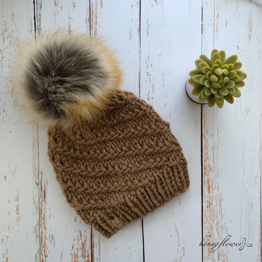 Whirlstream Beanie | Burnt Umber