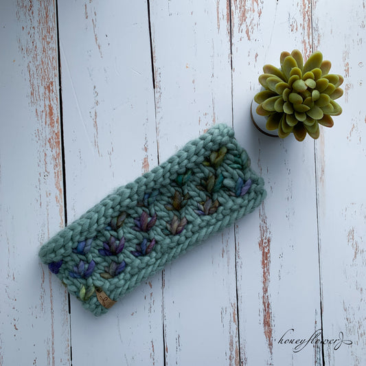 Lotus Flower Headband | sage green