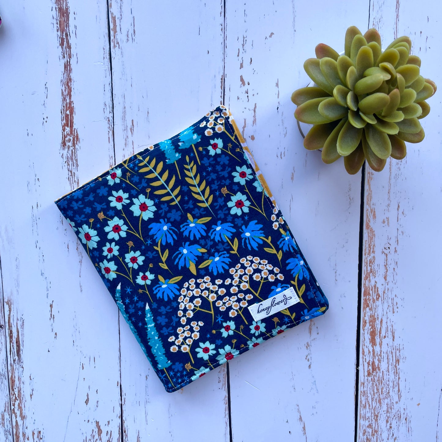 Little List Keeper |  sketch pad | blue and yellow wildflowers