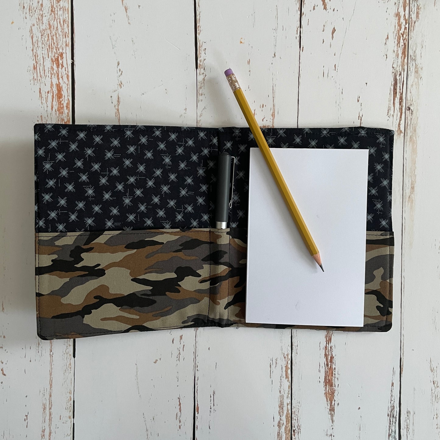 Little List Keeper |  sketch pad | tan camouflage