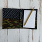 Little List Keeper |  sketch pad | green camouflage