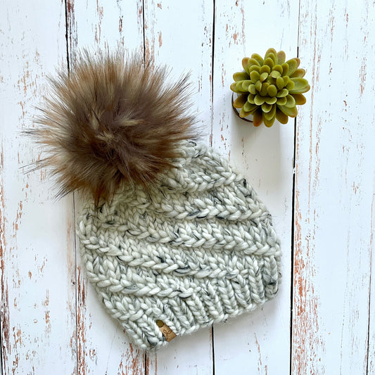Whirlstream Beanie | Salt and Pepper