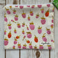 Reusable Snack Pouch | pack of 2 | 100% cotton | strawberries