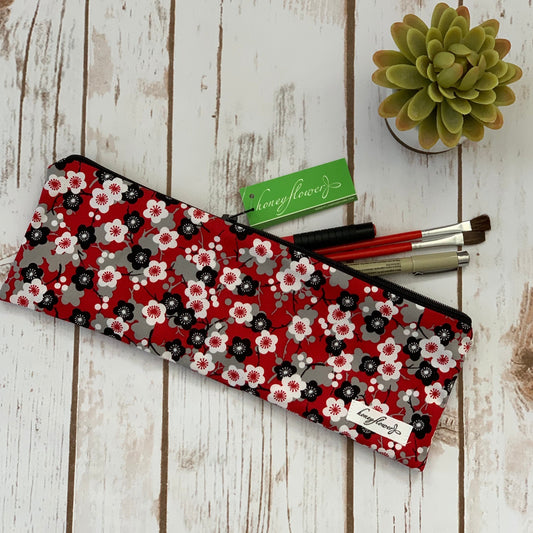 Zip Pencil Case | cherry blossoms